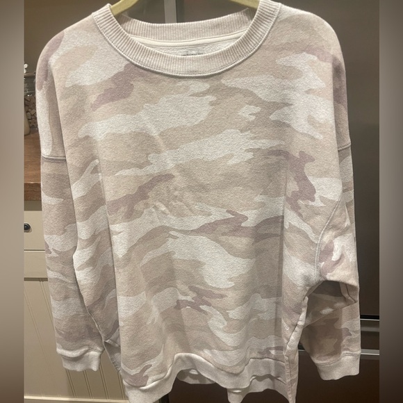 AE Neutral Camo Oversized Crewneck - Picture 1 of 4